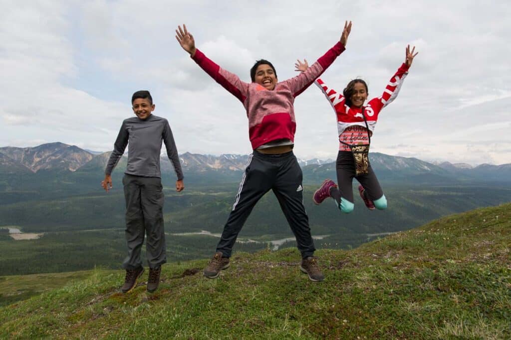 kids jumping
